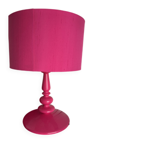 Fuchsia lacquered Spindle lamp Habitat - 2000s