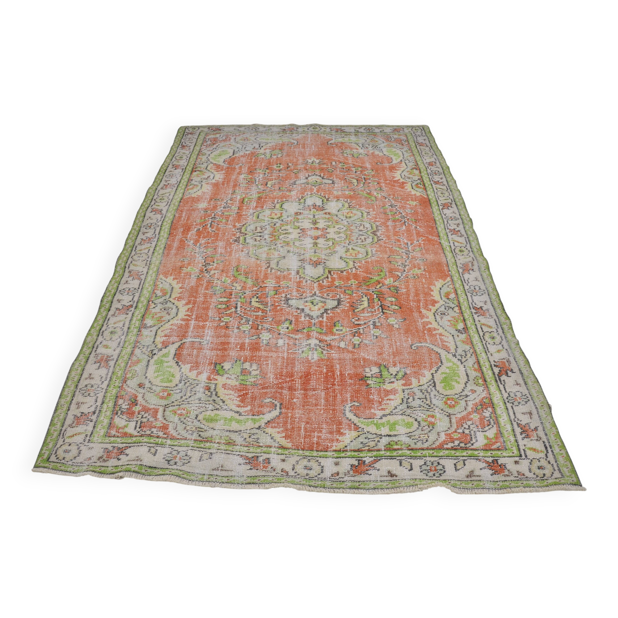 Tapis neutre coloré Oushak sku1315