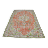 Tapis neutre coloré Oushak sku1315