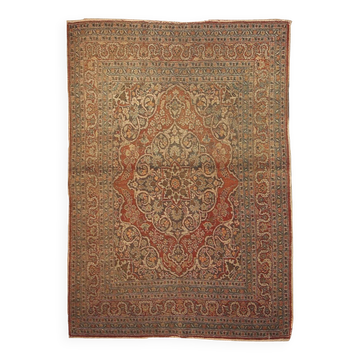 Tapis persan Tabriz antique fait main 128 cm x 179 cm années 1920 - 1B154