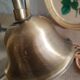 Brass and glass lantern pendant/chandelier - vintage