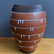 Palermo decor Vase by Ilkra Edelkeramik designer Ernst Werner 1960s