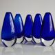 Murano glass vase Sommerso Mid Century Modern 1970s