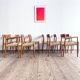 Chaises danoises en teck Mid-Century par Niels O Møller # 77 & 57 Set de 10