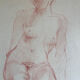 Female nude drawing
