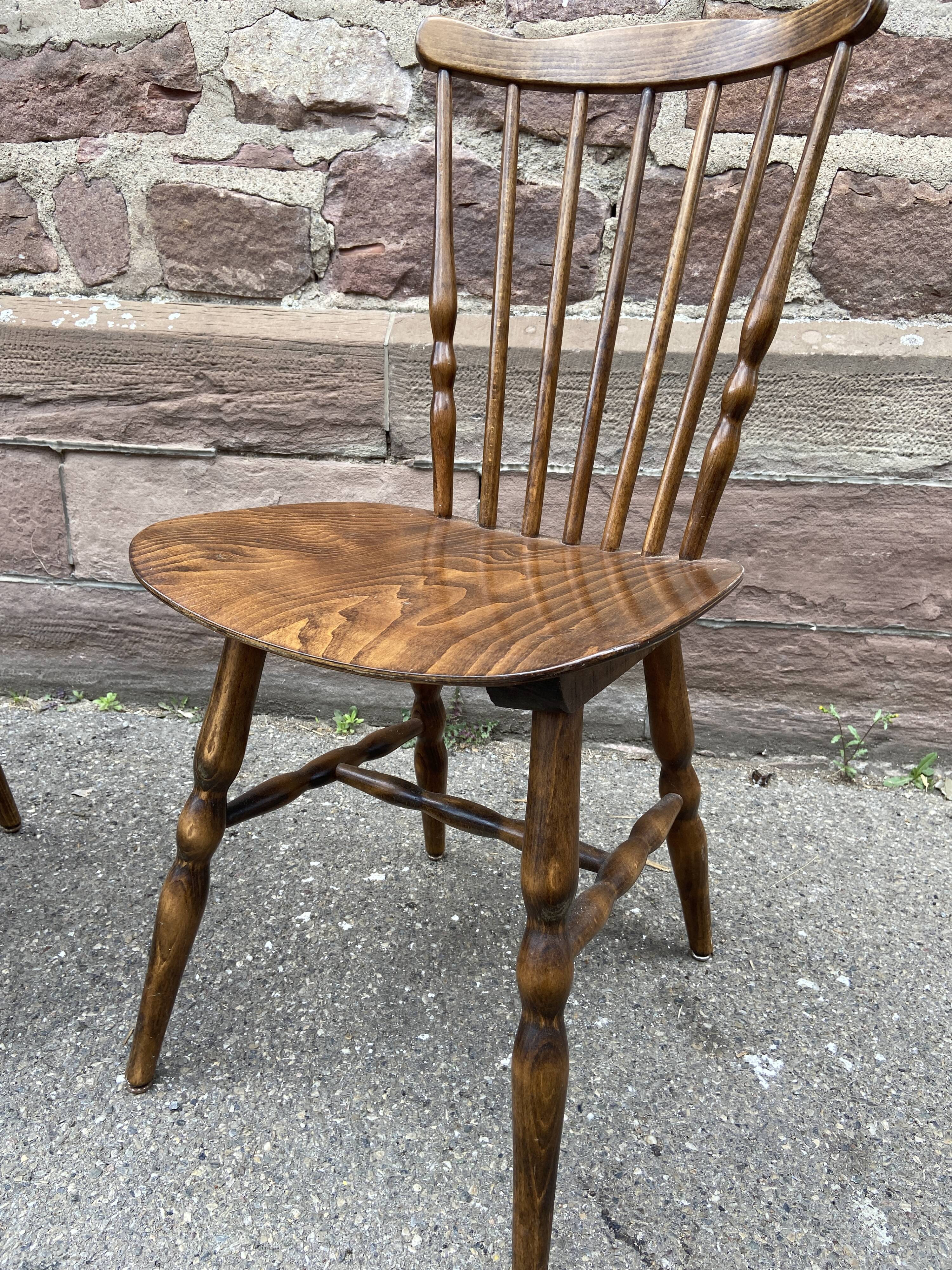 2 Vintage bistro chairs Baumann Tacoma 1960s