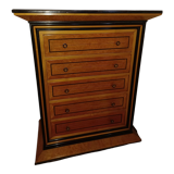 Lemonwood cabinet with 5 drawers