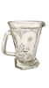 Pichet en verre ciselé Art déco – années 50