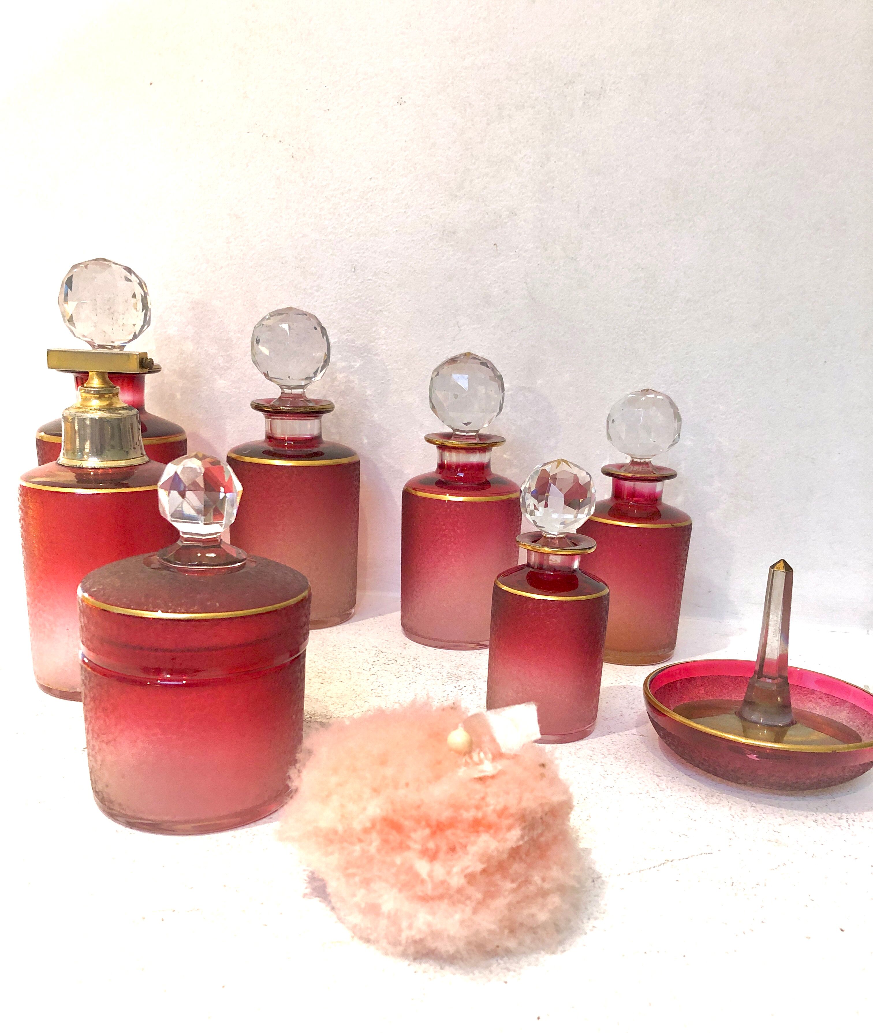 Crystal perfume service "Saint Louis", 1930