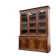 Large glass-fronted library in rosewood from the 19th century.
