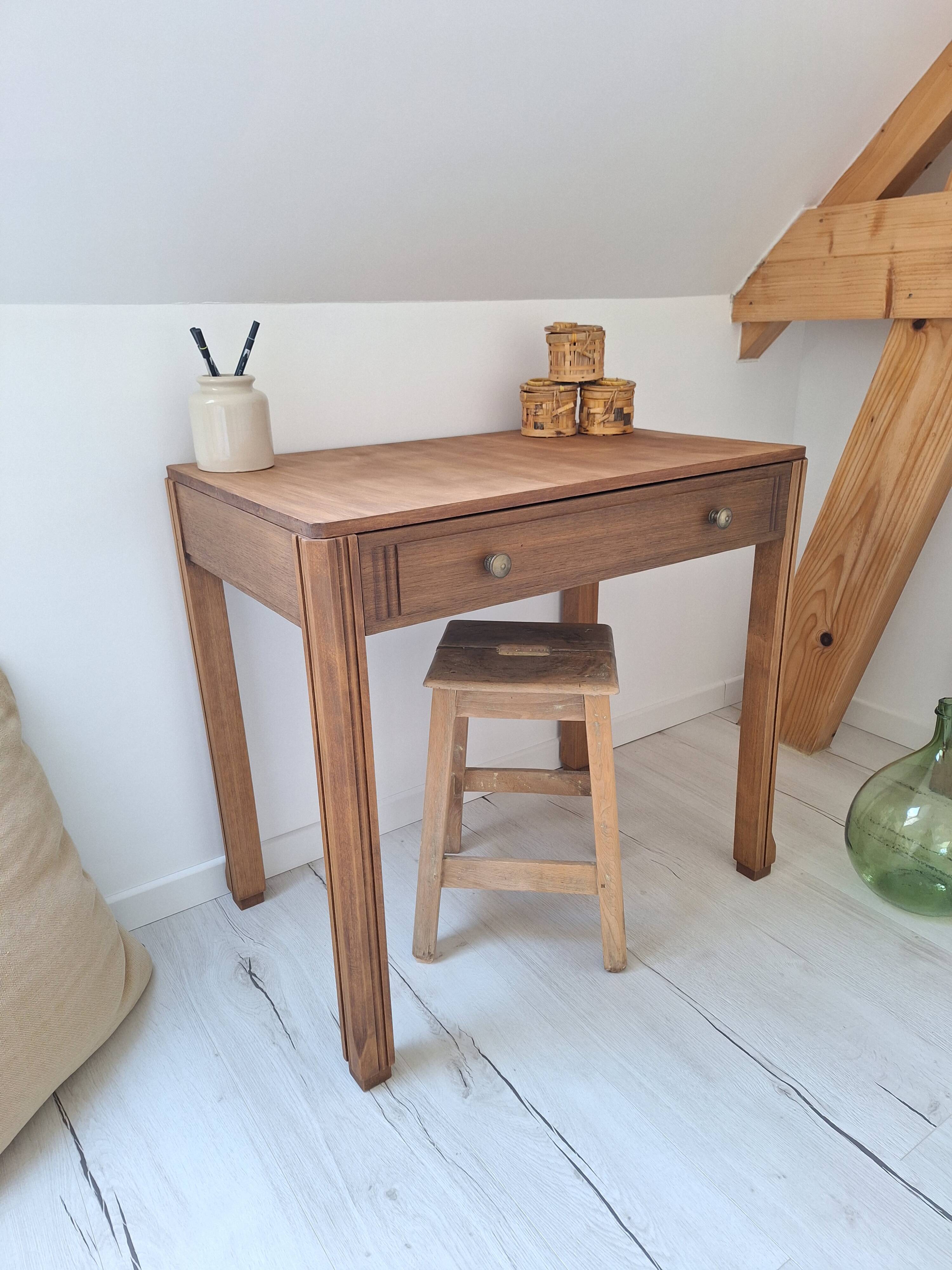 Desk / Side table / Art Deco console from the 1930s vintage
