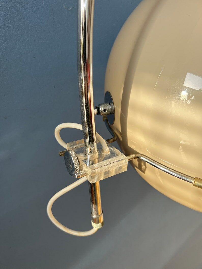 Space Age Mushroom arc floor lamp by GEPO