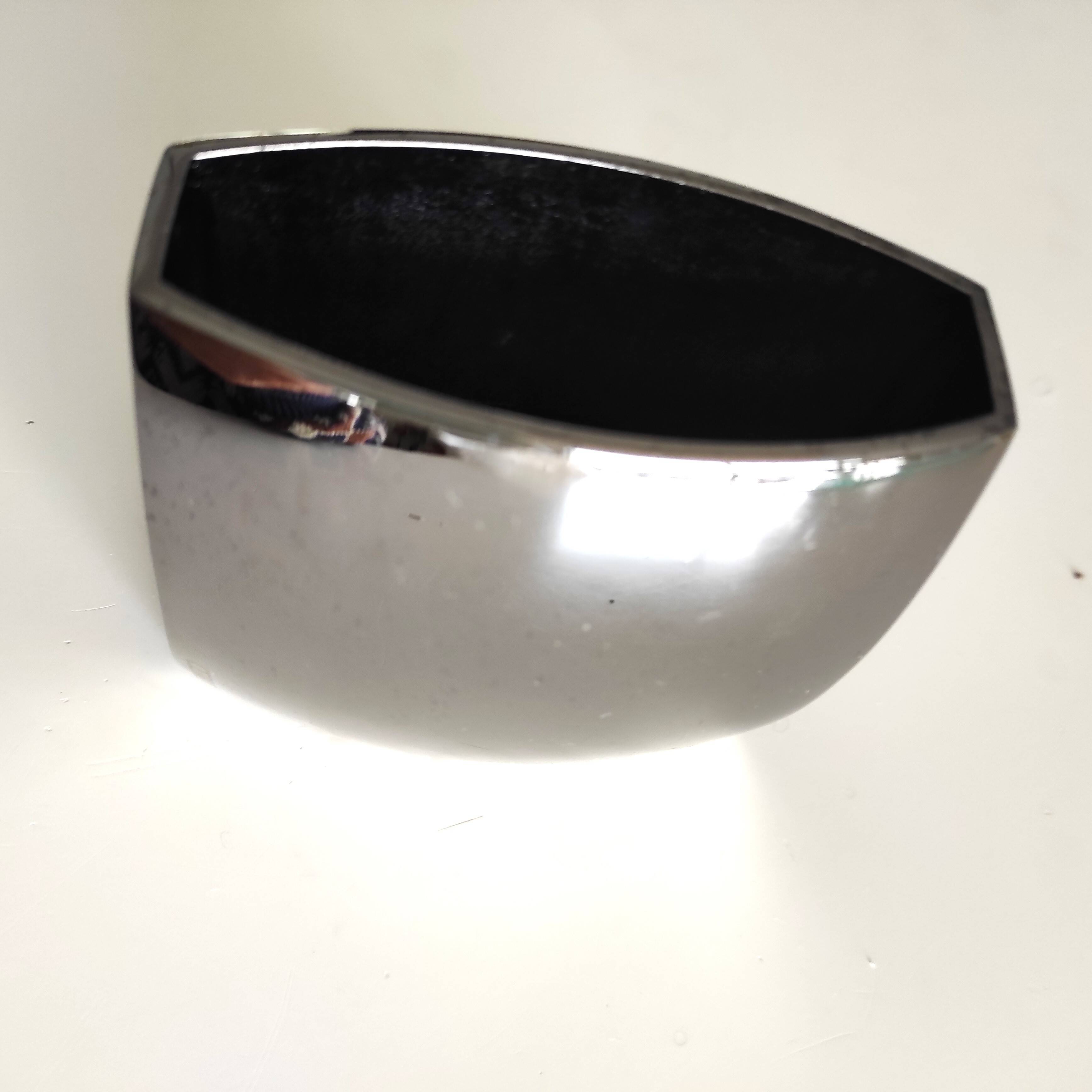 CERRUTI pen holder in chrome steel with these punches