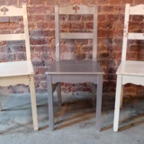 Set of 3 country chairs