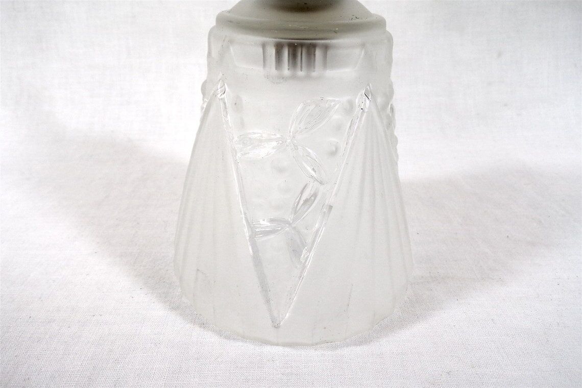 Wall lamp tulip pressed glass decoration shabby chic