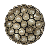 Iiron ring design wall or ceiling lamp by Limburg