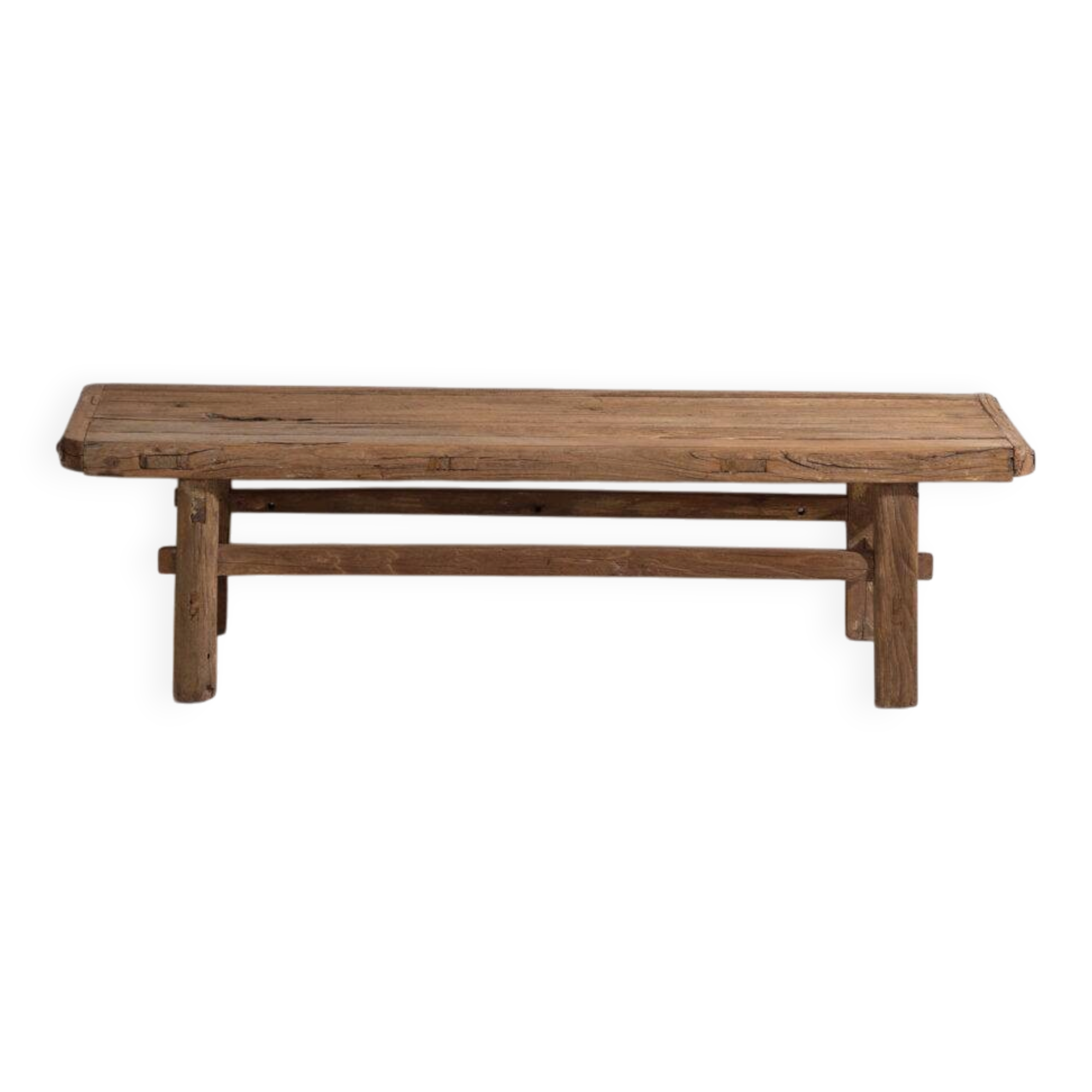Table basse ancienne en bois de pin – Chine, circa 1930