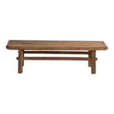 Table basse ancienne en bois de pin – Chine, circa 1930