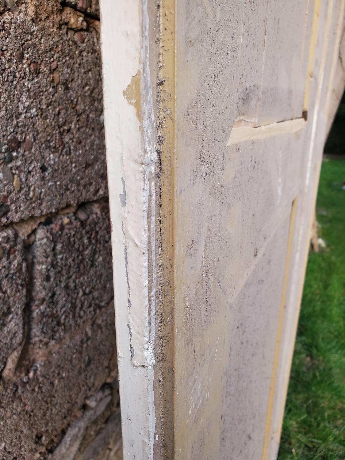 Pair of antique cupboard doors