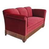 1960s, Danish vintage 2 seater sofa, velours