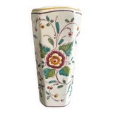 Small vase with moustier decor