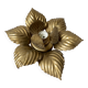 Applique fleur dorée Masca