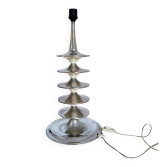 Lampe space age chromée