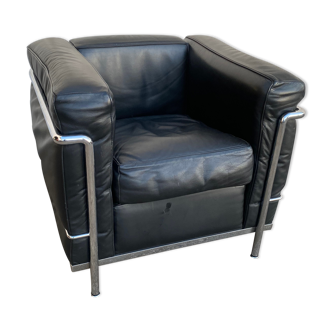 Armchair Le Corbusier LC2 black leather