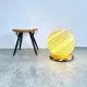 Serie 6000 Swirl Sphere Table Lamp By Zonca Voghera, Italy, 1970S
