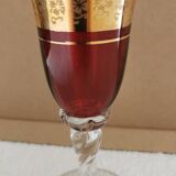 7 Vintage Crystal Glasses