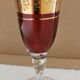 7 vintage crystal glasses