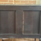 Louis XVI style chest of drawers, spinning top legs - transition style marquetry