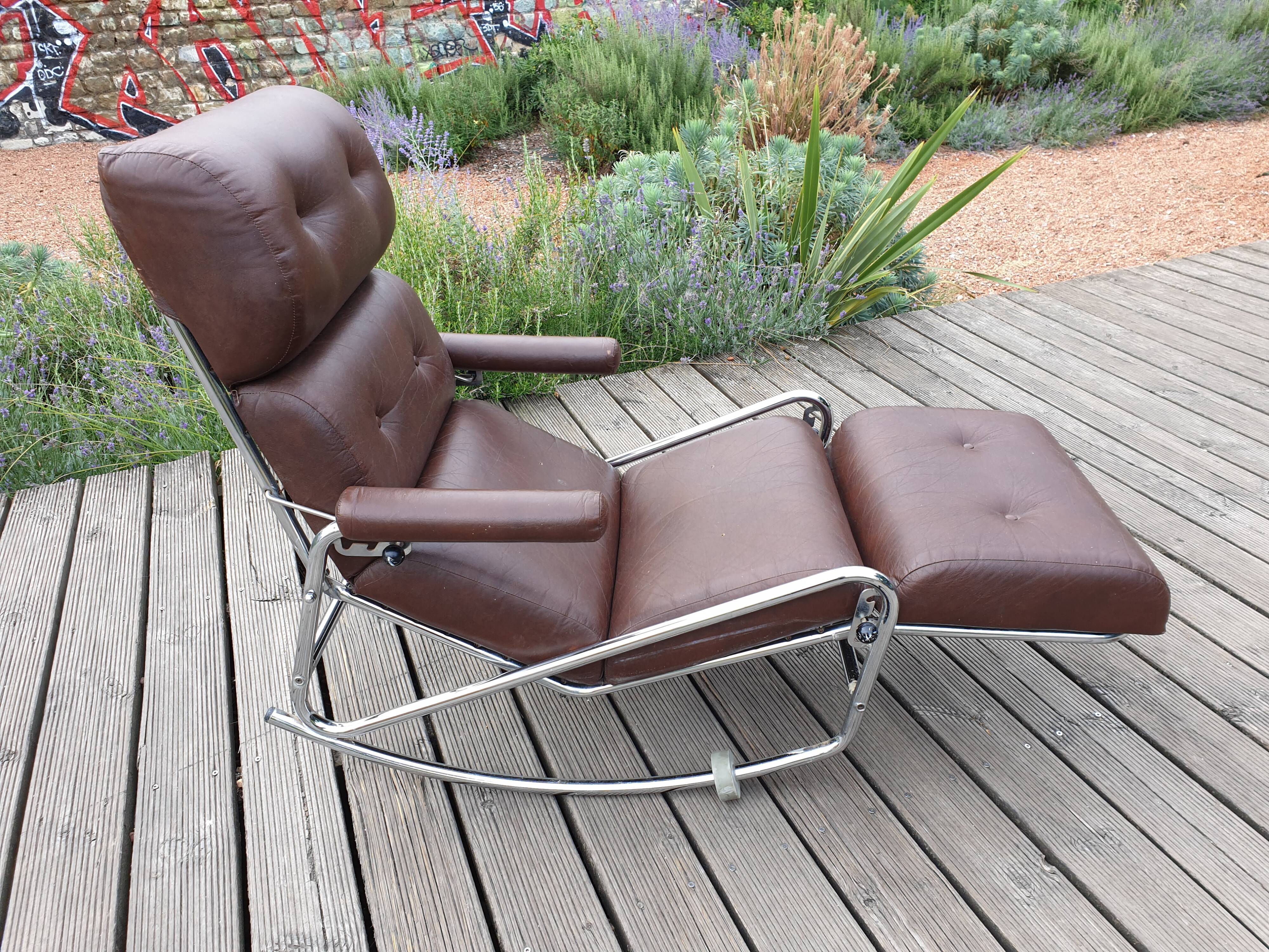 Fauteuil à bascule Lounge Chair Lama 1960