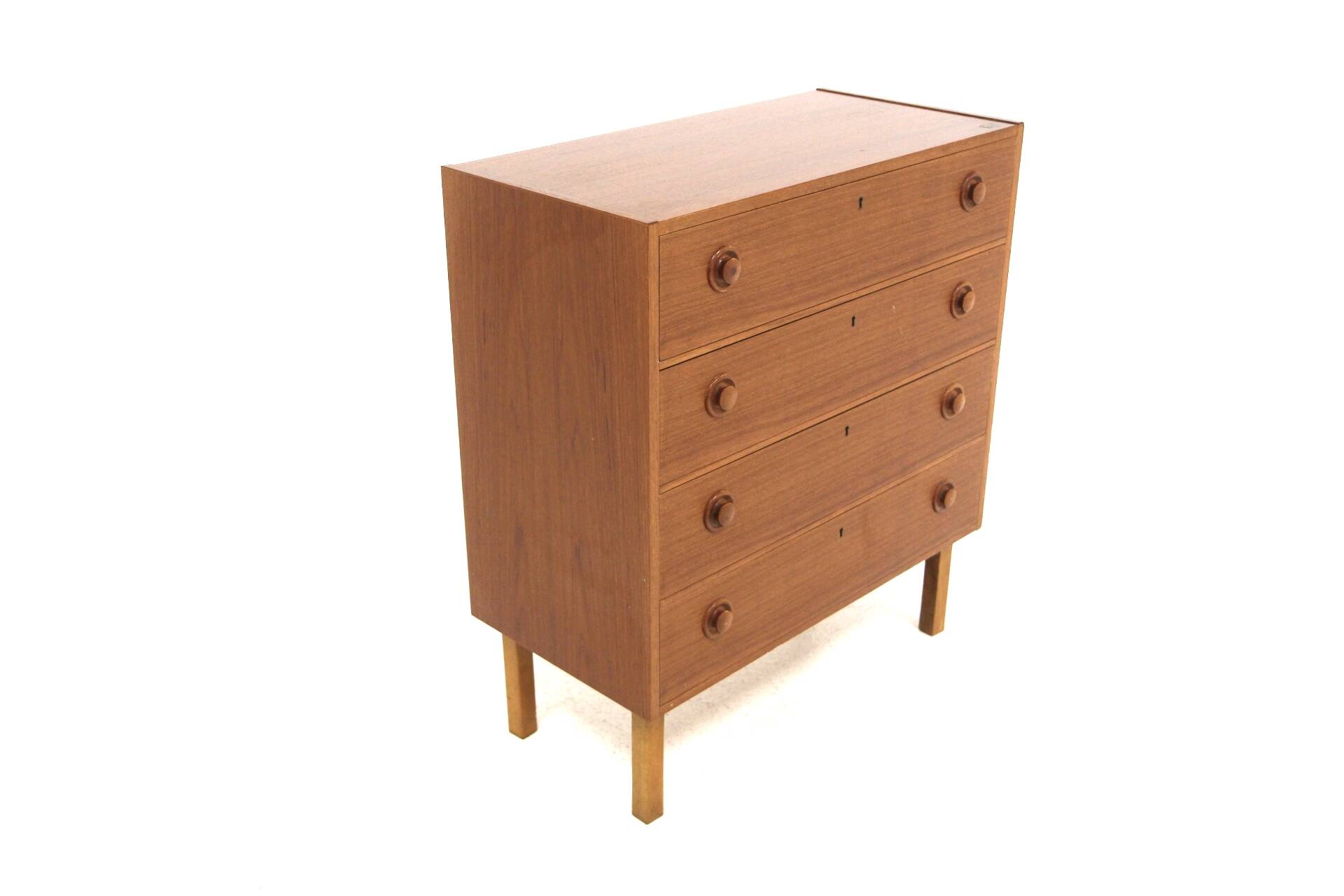 Scandinavian teak chest of drawers, Sweden, 1960