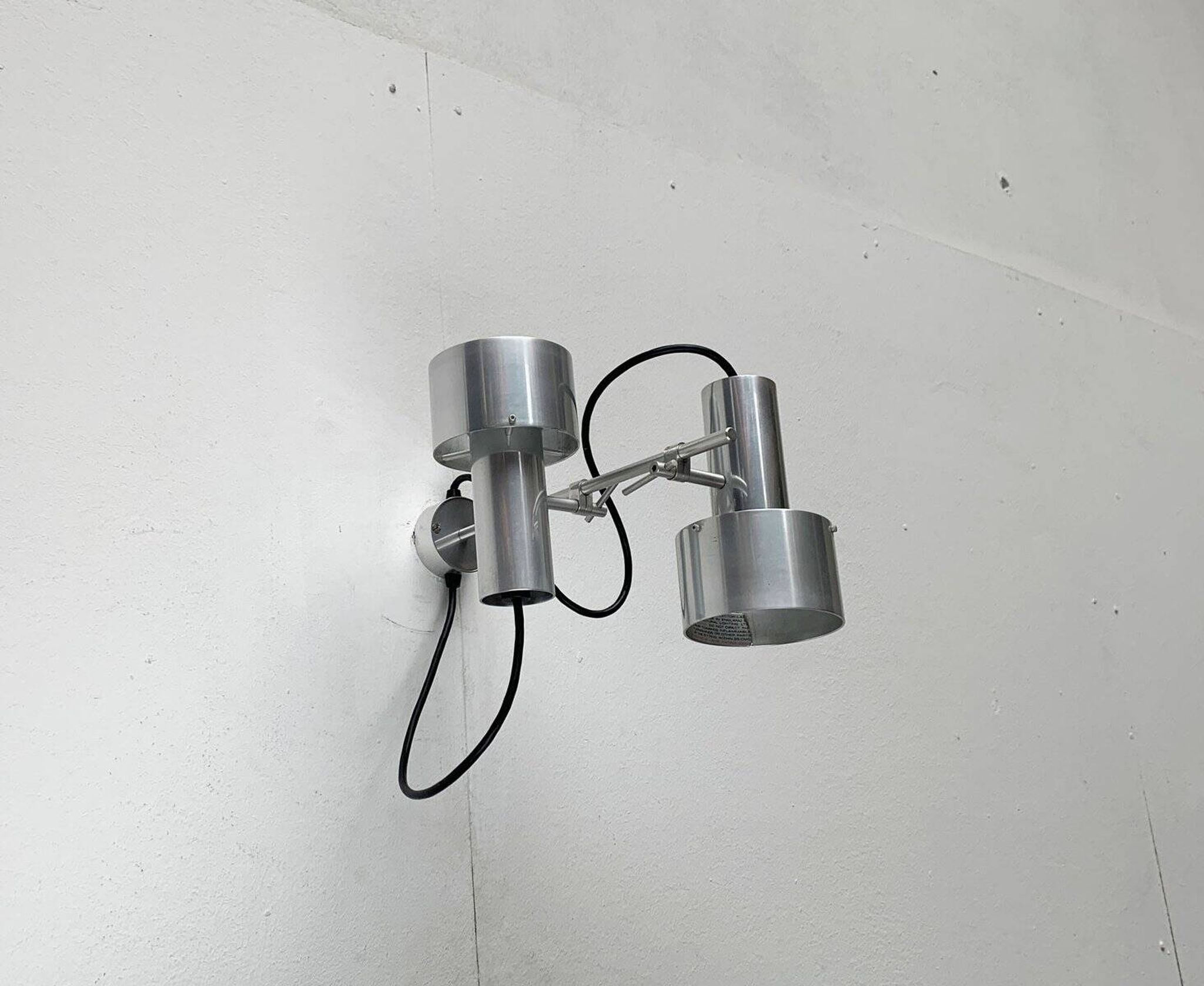 Mid-century minimalist double chandeliers FA2 by Peter Nelson for Architectural Lighting Company, England, 1960s, set of 2.