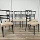 Beech and Skai dining chairs