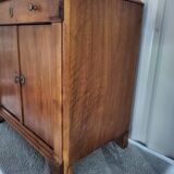 Directoire style sideboard with trompe l'oeil drawer in solid wood