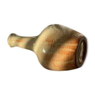 Vase soliflore artisanal en grès moucheté