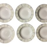 Set of 6 Hollow Plates "Chriss G. Collection"