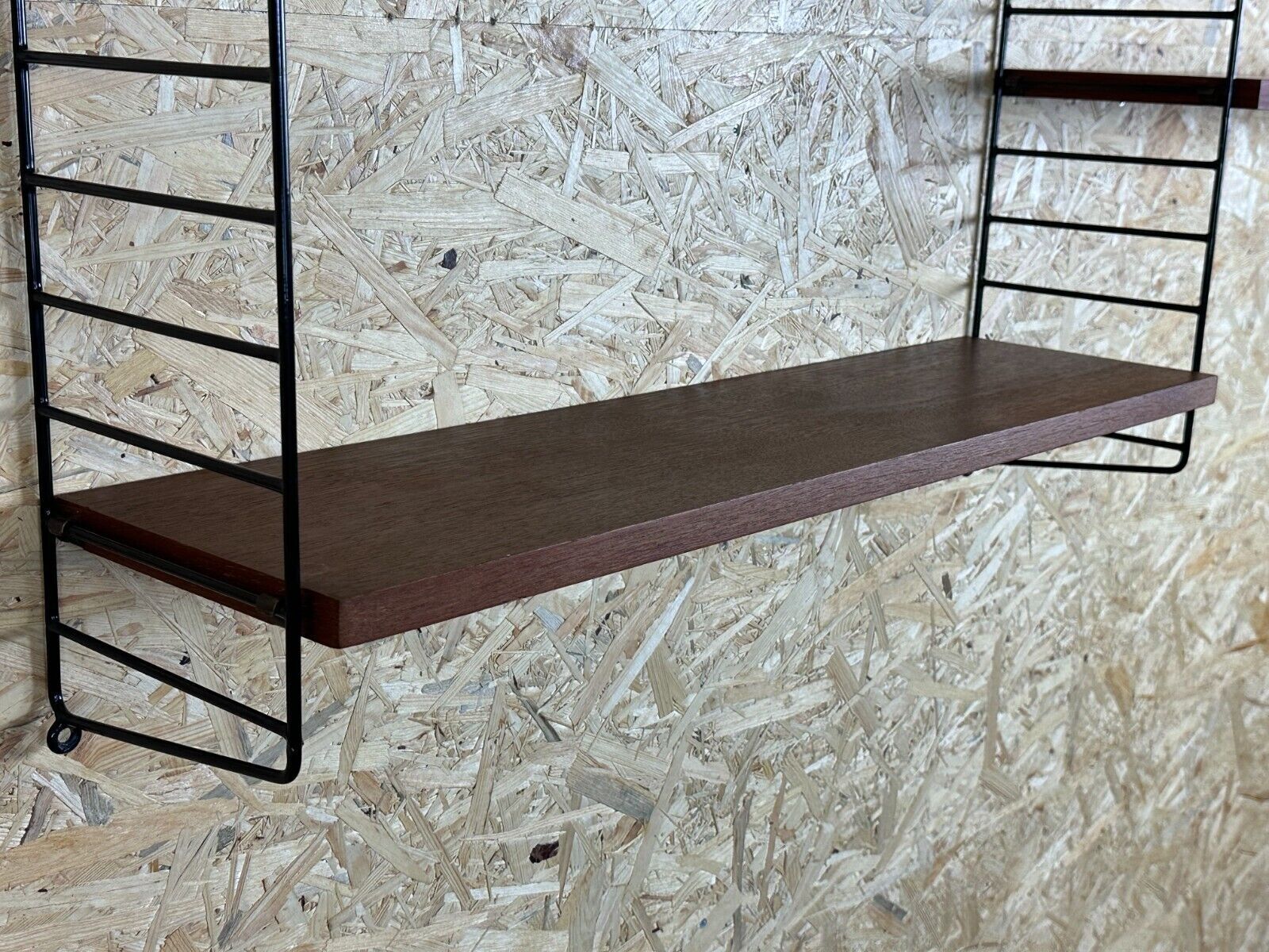 60s 70s teak string shelf module by Kajsa & Nils "Nisse" Strinning Sweden