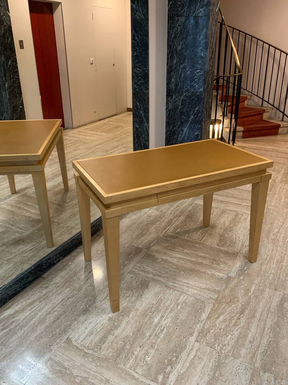 Flat desk stamped Philippe Hu