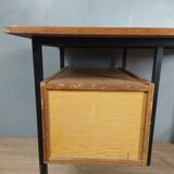 Vintage wood and iron desk