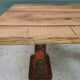 Industrial dining table