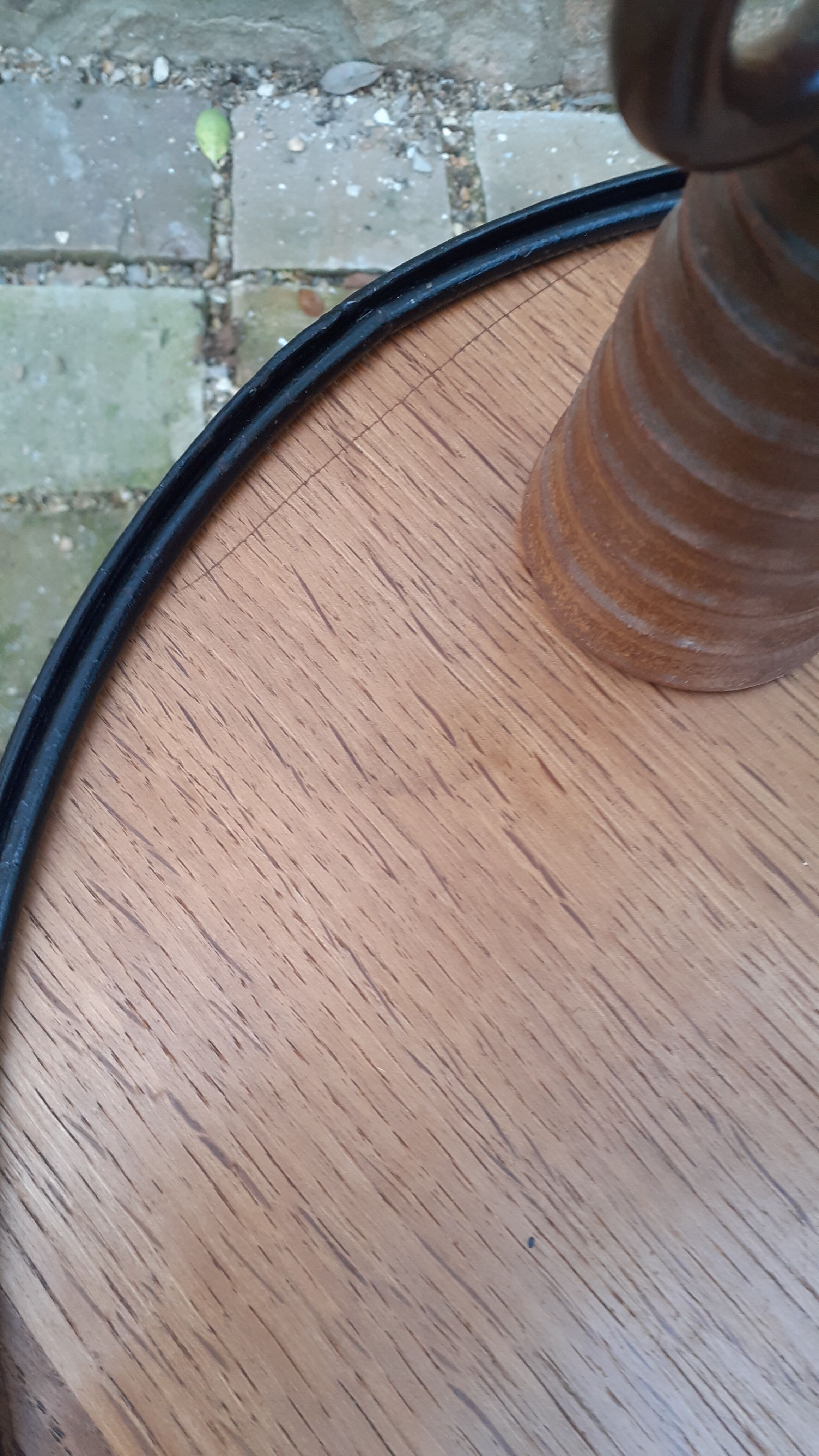 Lampadaire vintage année 50/60 fer forgé laqué noir