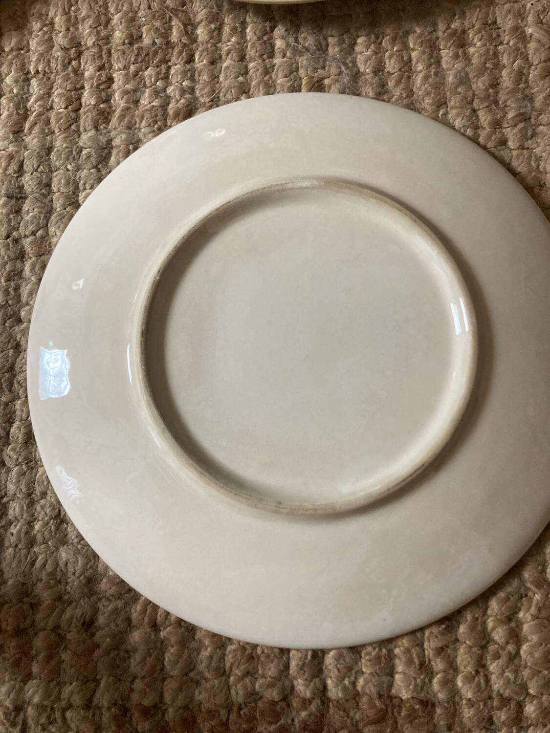 Handcrafted decorative ceramic plates