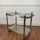 1960s-70s rolling trolley in the style of Martini & Rossi