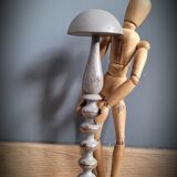 Grey wood hat holder 1
