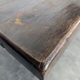 19th-century solid oak monastery table