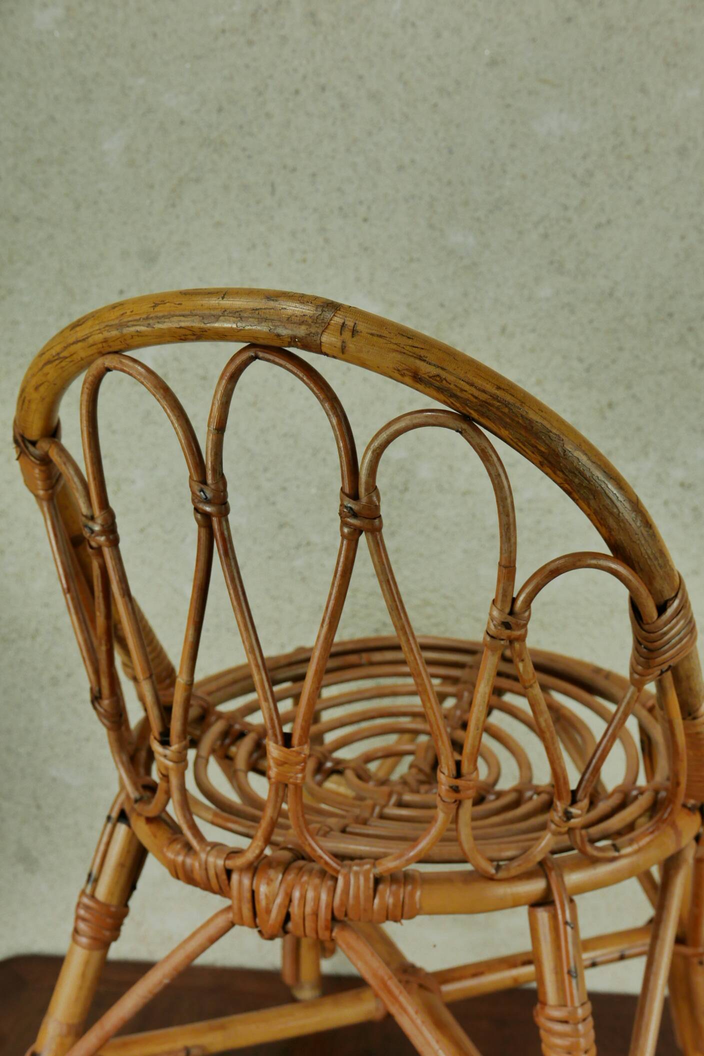 Children's rattan chair