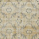 Turkish Anatolian Handmade Vintage Area Rug 204 cm x 97 cm